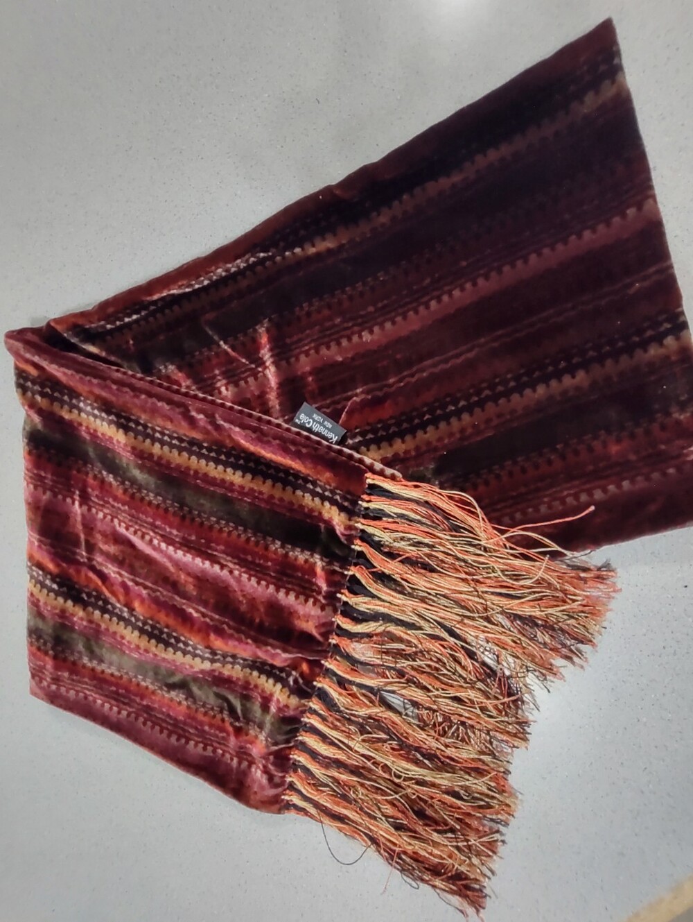 Kenneth Cole Velour Scarf